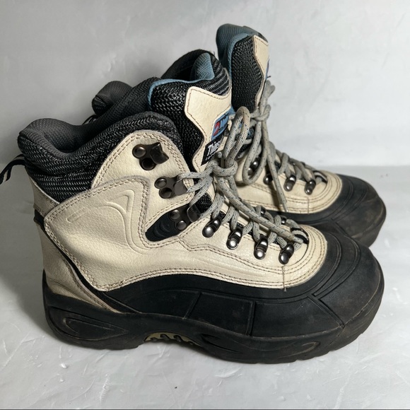 NWOT Alpine Design Summit Cream Leather Waterproof Snow/Hiking Boots Size 8 - Picture 14 of 16